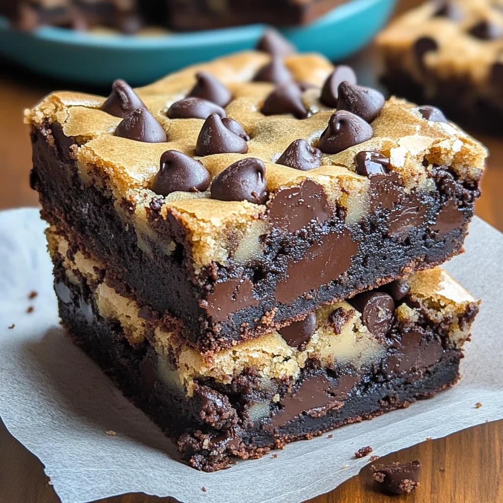 Chocolate Chip Cookie Brownies Recipe