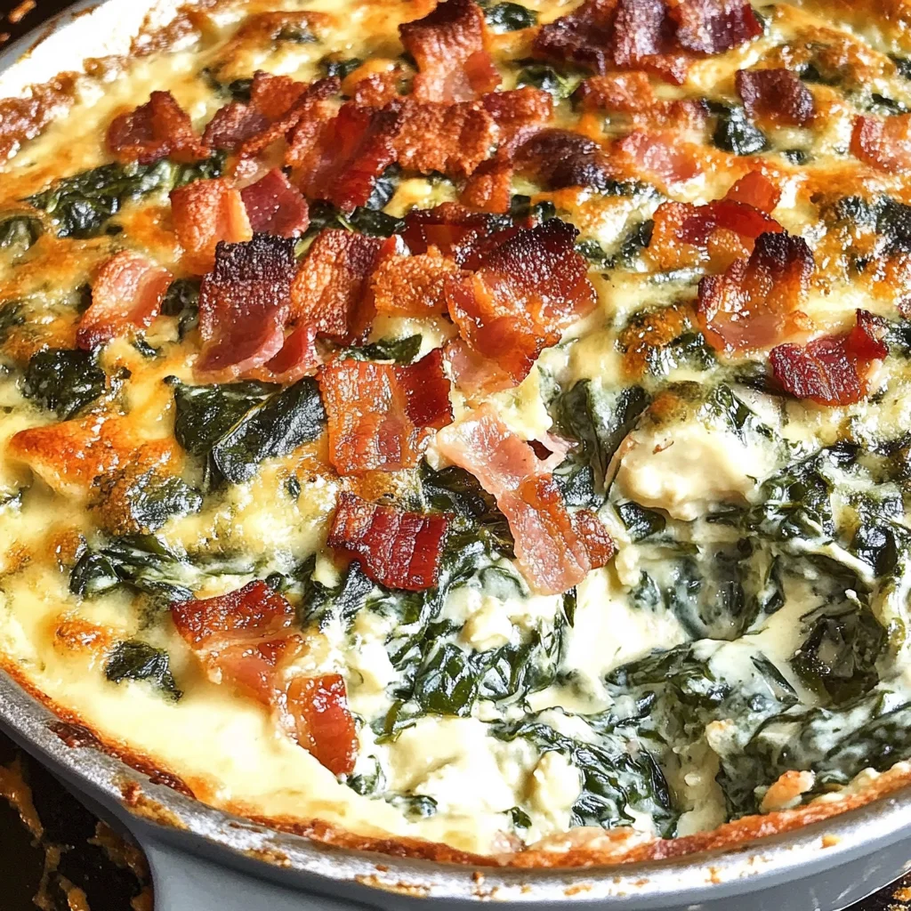 Creamed Spinach Bake