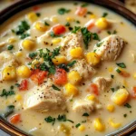 Crockpot Chicken Corn Chowder