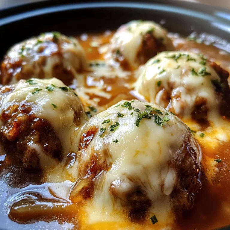 Crockpot French Onion Meatballs: 5 Steps to Comfort Bliss