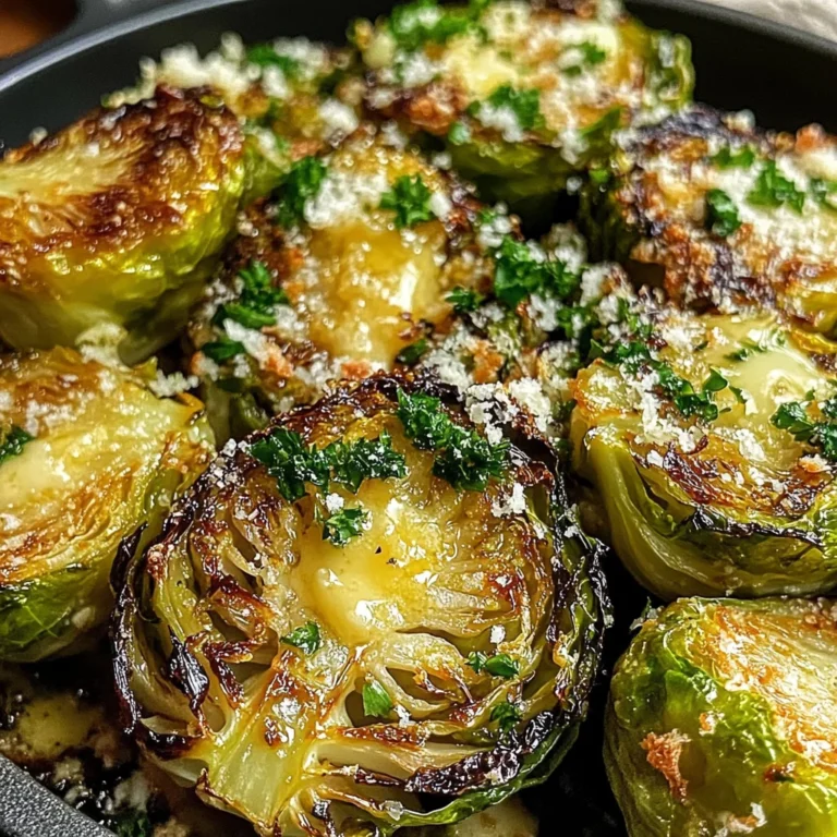 Delicious Garlic Butter Roasted Brussels Sprouts: A Flavorful Side Dish Recipe
