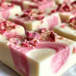 Easy White Chocolate Strawberry Fudge