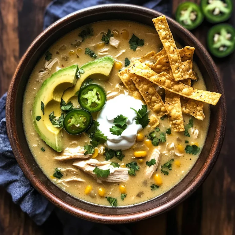 Flavorful Crockpot White Chicken Chili Soup