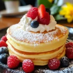 Fluffy Japanese Soufflé Pancakes: A Breakfast Masterpiece