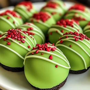 Grinch Oreo Balls