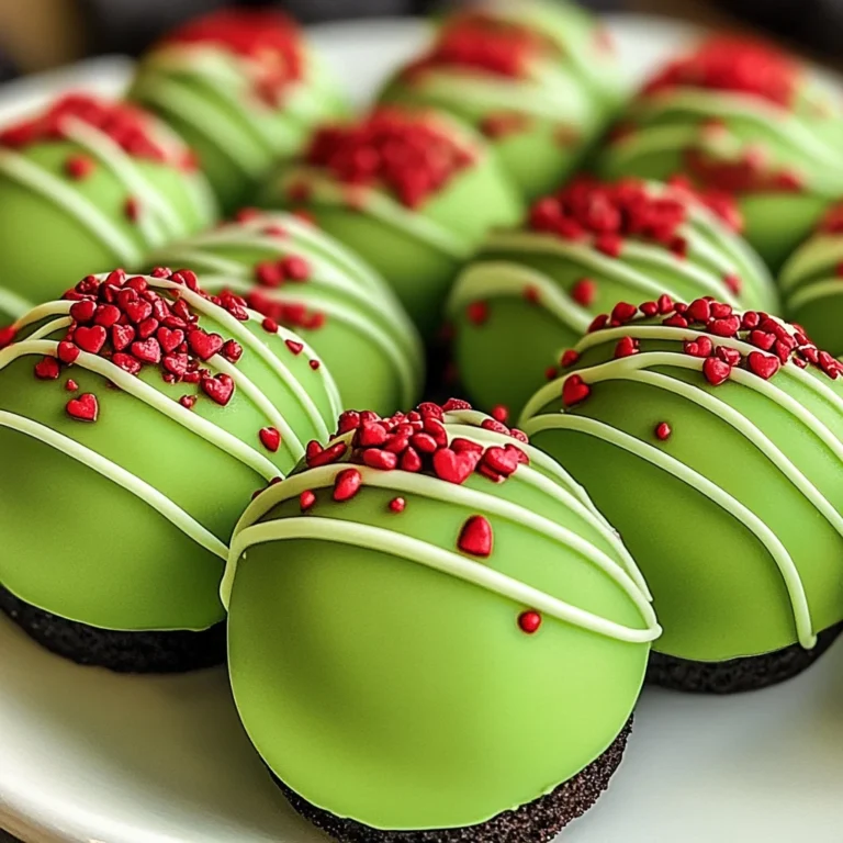 Grinch Oreo Balls