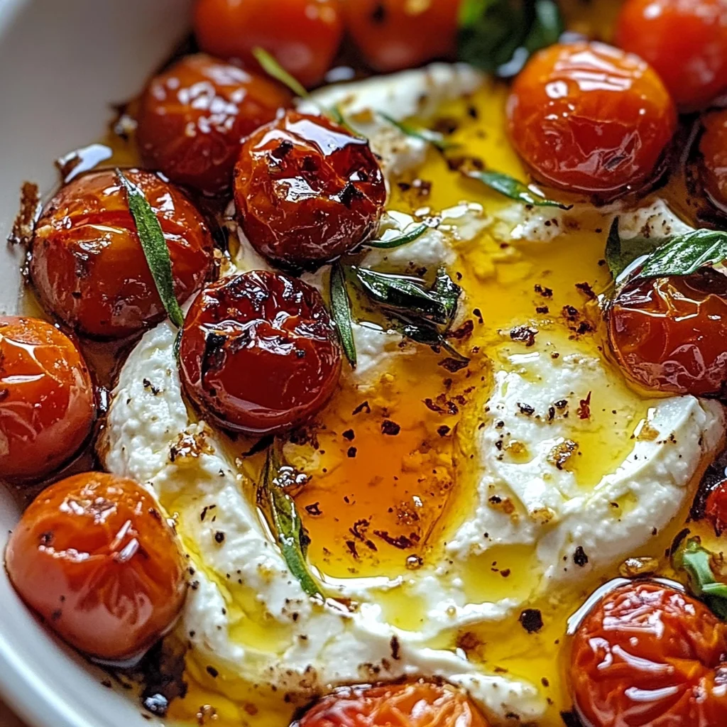 Hot Honey Tomato Burrata Dip