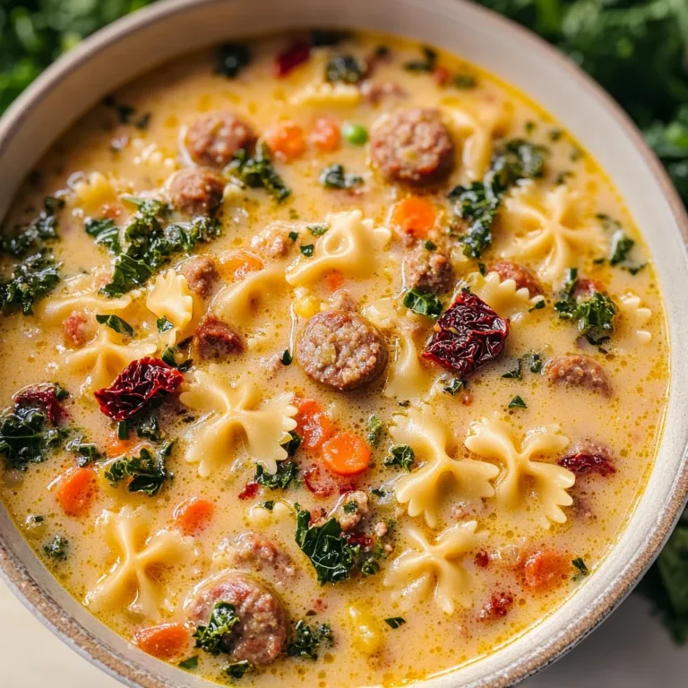 Italian Sausage Pasta Soup