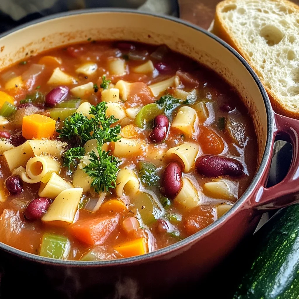 Minestrone Soup (Olive Garden Copycat) Recipe