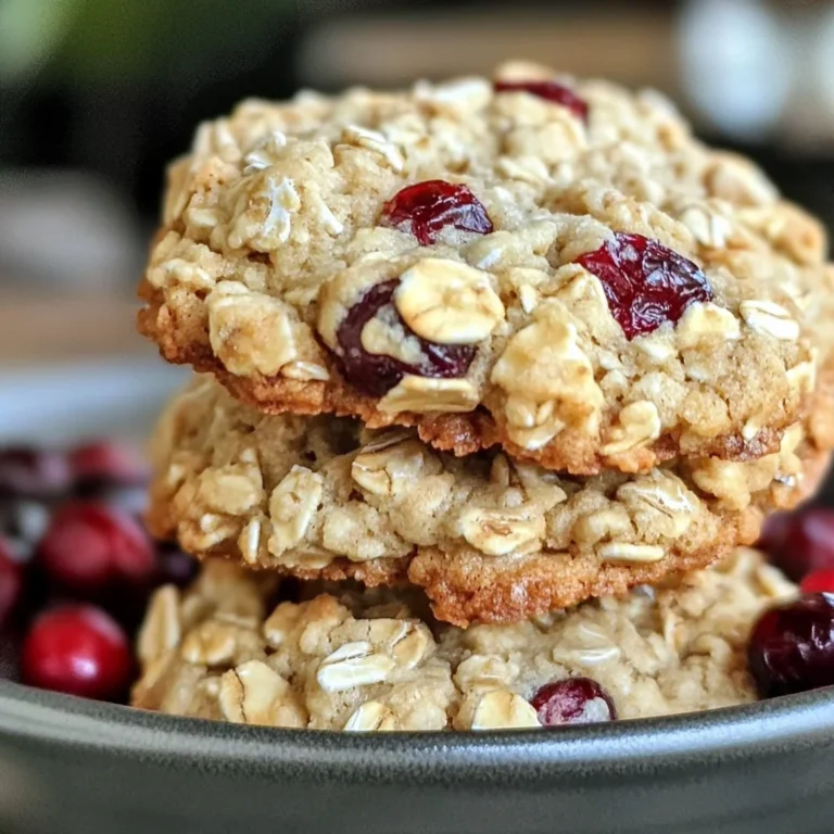 Oatmeal Cranberry Cookies