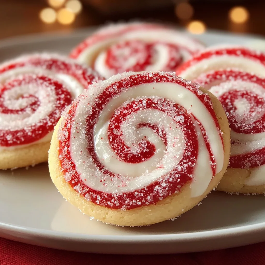Peppermint Swirl Cookies