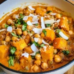 Pumpkin Curry with Chickpeas and Coconut