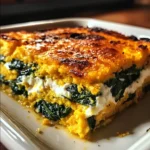 Pumpkin Spinach Polenta Casserole is a must-try dish!