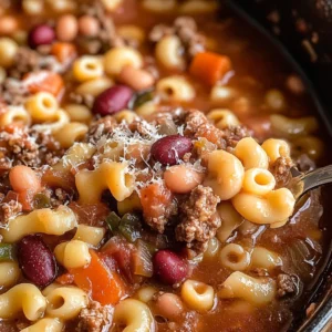 Slow Cooker Pasta e Fagioli