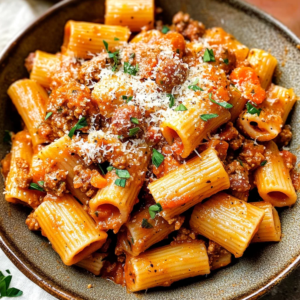 Slowly Simmered Italian Sausage Ragu (Stovetop, Slow Cooker, Instant Pot)