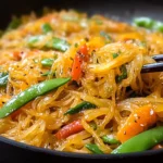 Spaghetti Squash Chow Mein