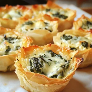 Spinach and Artichoke Dip Cups