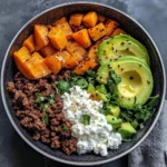 Sweet Potato, Beef & Avocado Protein Bowl