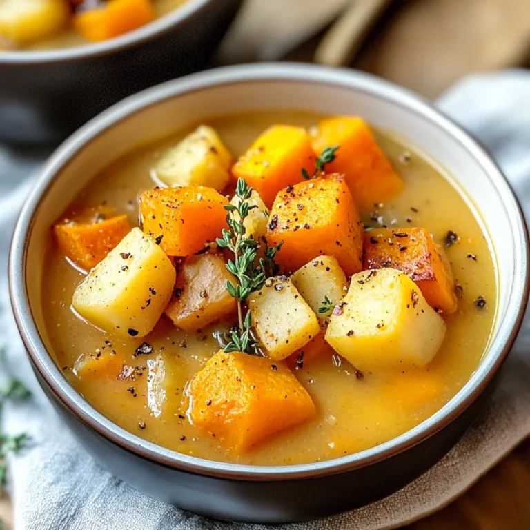 Tasty Roasted Winter Vegetable Soup