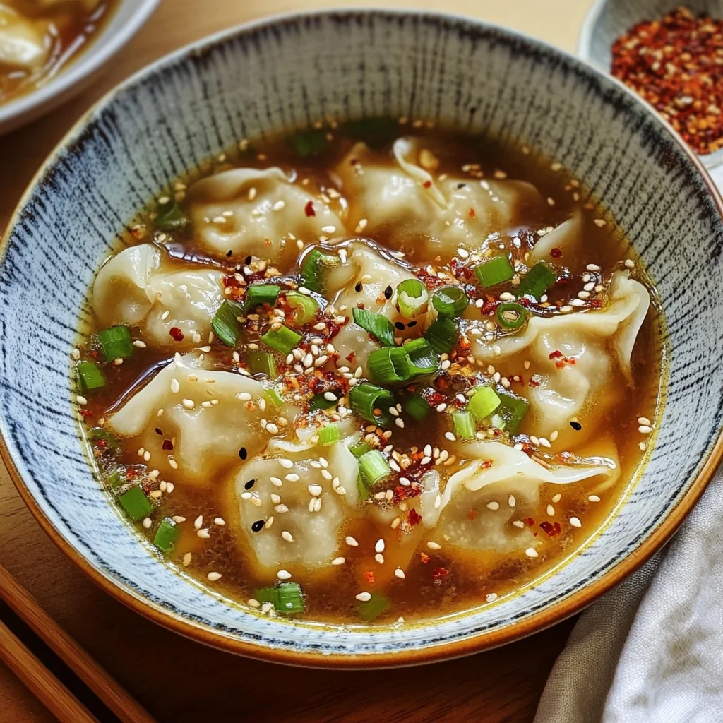 20 Minute Wonton Soup