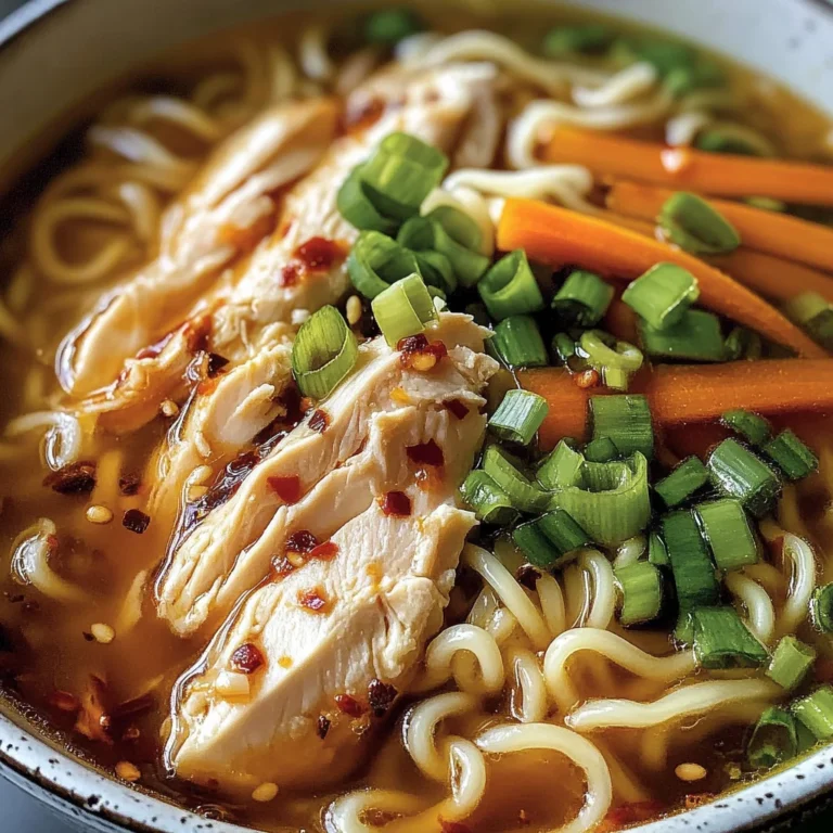 Aromatic Ginger Scallion Chicken Noodle Soup - Alrightwithme