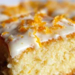 BEST Orange Drizzle Traybake Cake