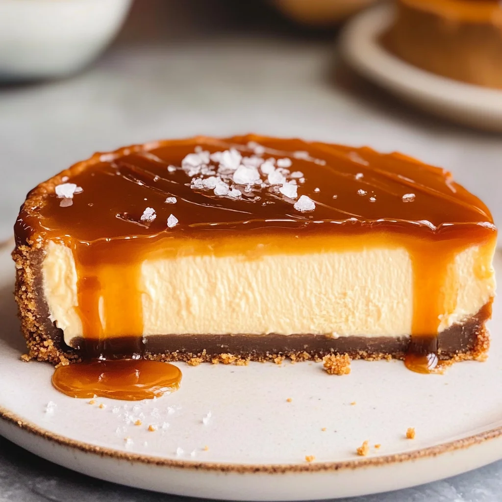 BEST SALTED CARAMEL CHEESECAKE RECIPE