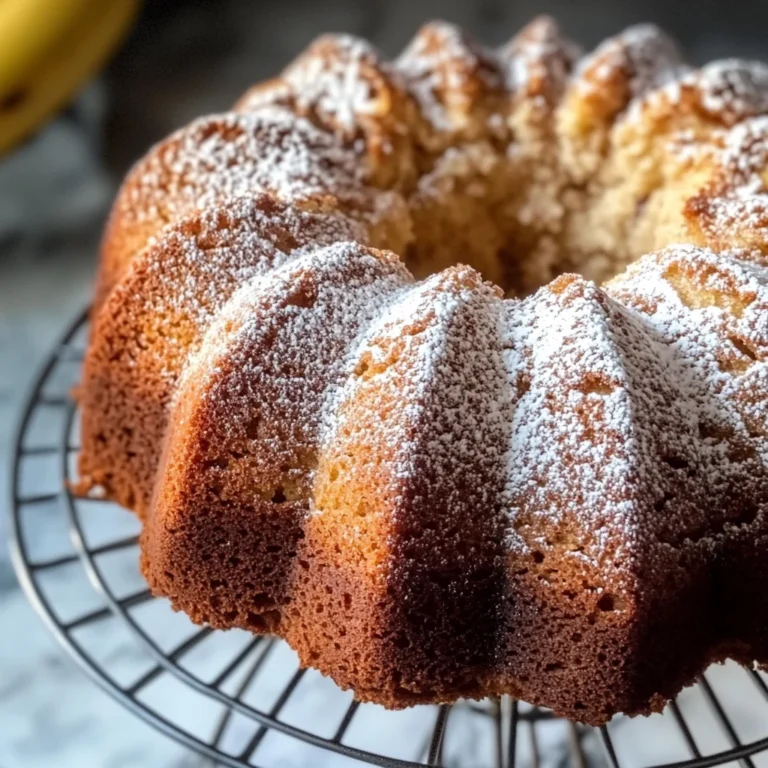 Banana Bread Bundt Cake