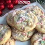 Candy Cane Whipped Shortbread Cookies | Easy and Delicious