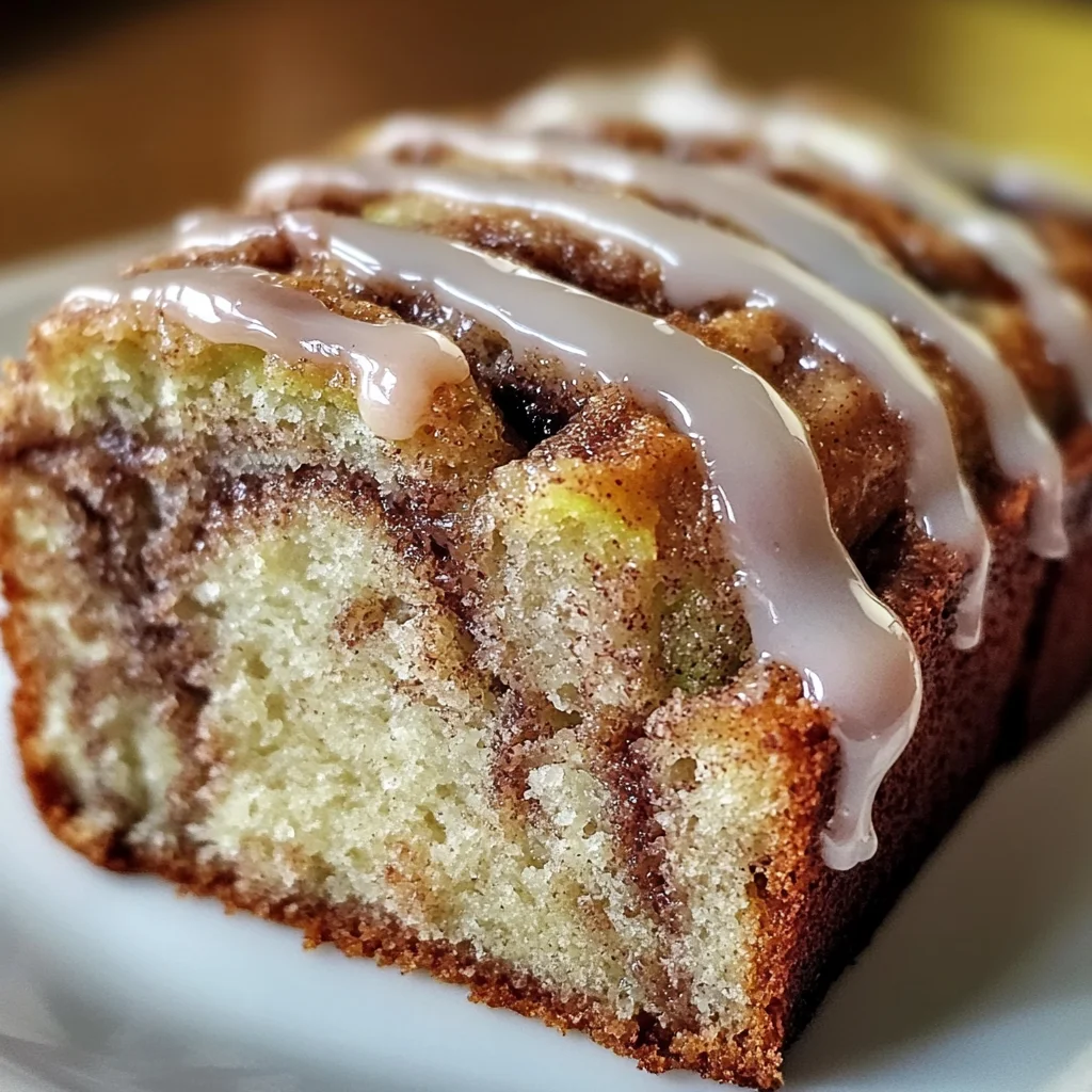 Cinnamon Roll Zucchini Bread