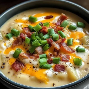 Comforting Loaded Baked Potato Soup