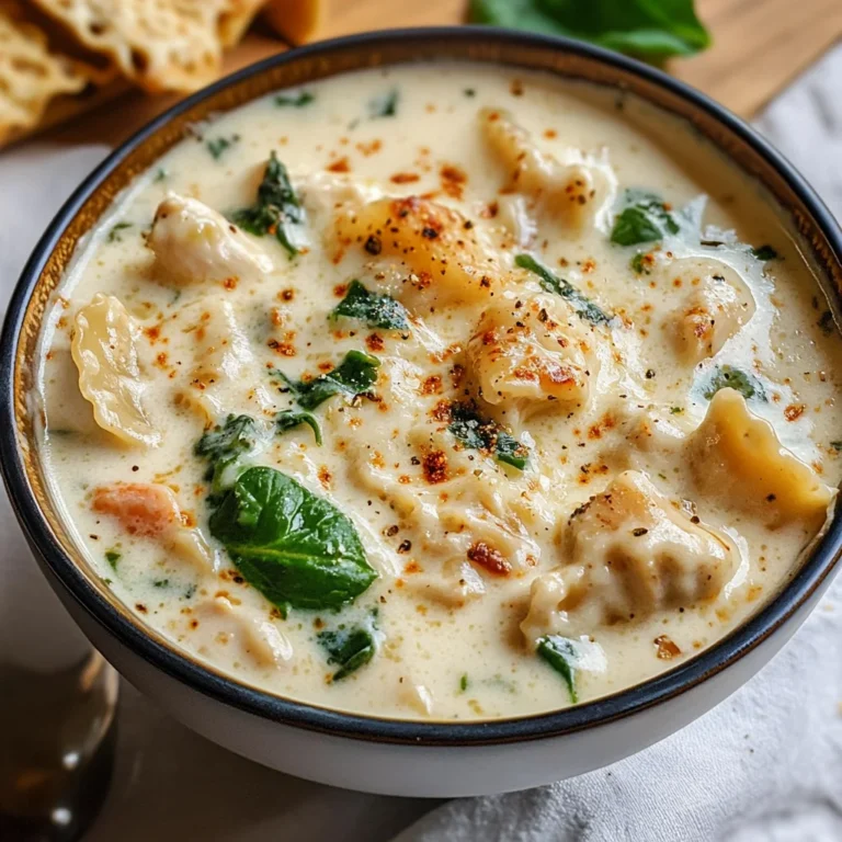 Creamy Chicken Lasagna Soup