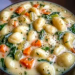 Creamy Vegetarian Gnocchi Soup