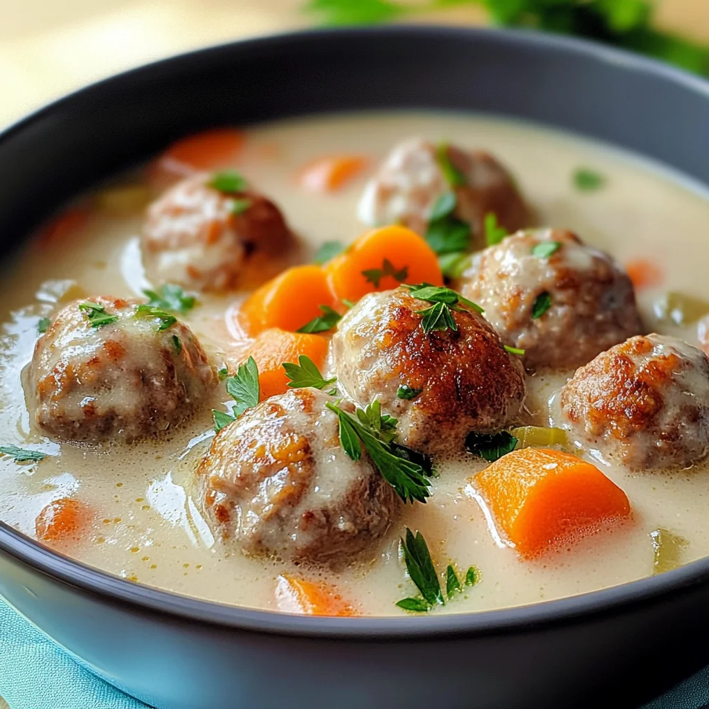 Delicious Swedish Meatball Soup Recipe