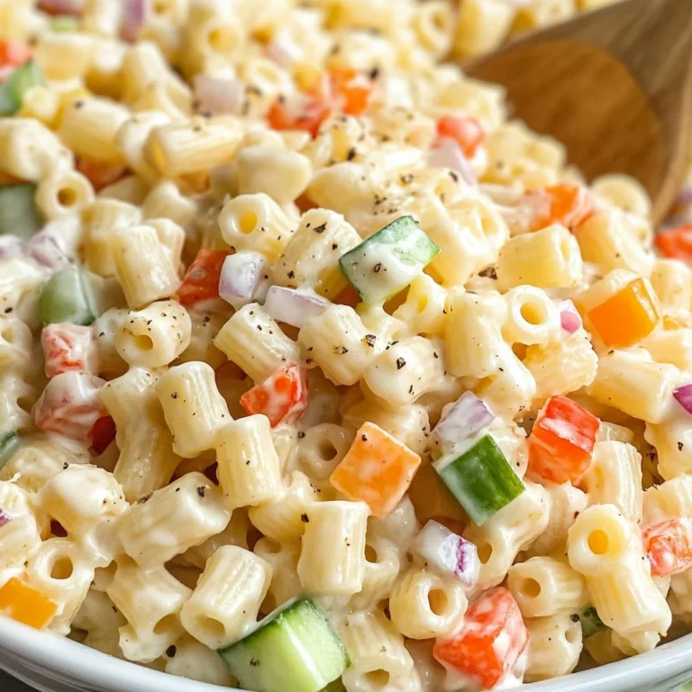 Ditalini Pasta Salad Recipe