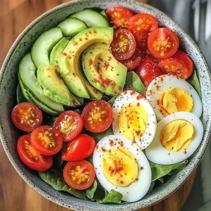 Egg & Avocado Veggie Bowl