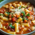 Mama Mia's Hearty Pasta Fagioli Soup