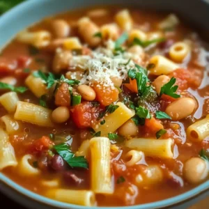 Mama Mia's Hearty Pasta Fagioli Soup