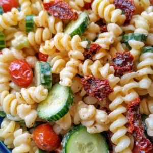 Overnight Pasta Salad (the BEST Pasta Salad EVER)