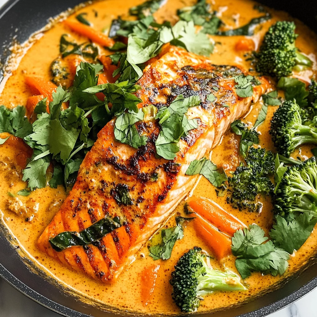 Salmon Coconut Curry