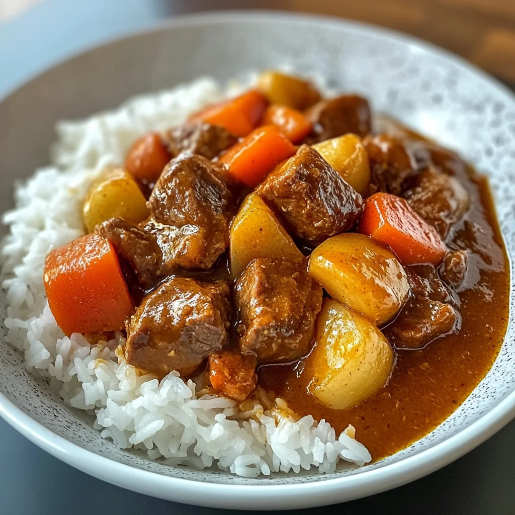 Savory Japanese beef Curry