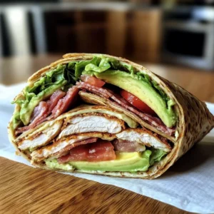 Scrumptious Turkey Avocado Club Wrap: 10-Minute Lunch Bliss