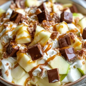 Snickers Caramel Apple Salad