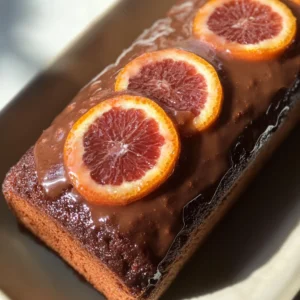 Blood Orange Loaf Cake