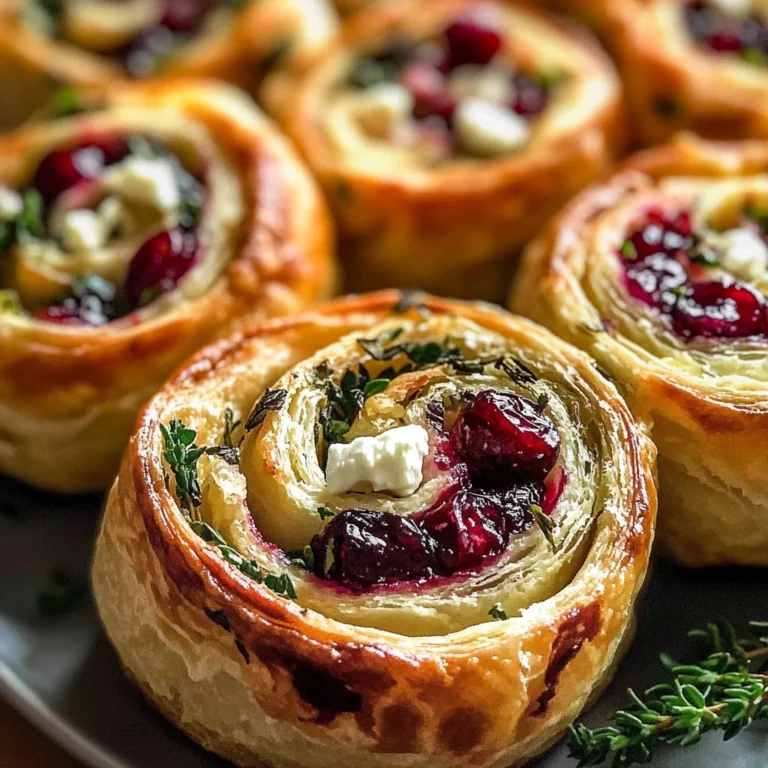 Cranberry Cream Cheese Pinwheels with Feta & Herbs