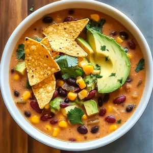 Crockpot Vegetarian Tortilla Soup for Cozy Weeknight Comfort