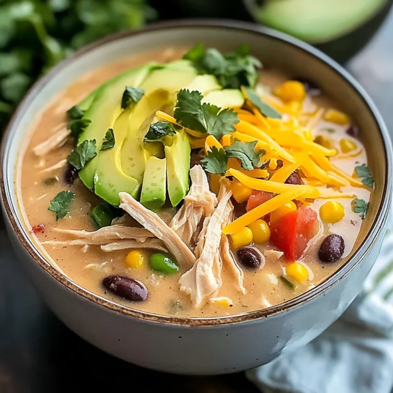 Crockpot White Chicken Chili – Easy, Creamy & Hearty