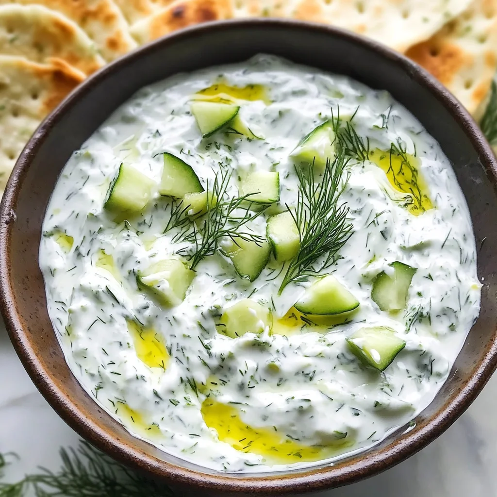 Easy 10 Minute Healthy Tzatziki Sauce