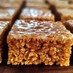 Gingerbread Rice Krispie Treats