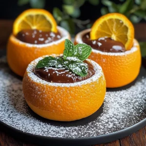 Le fondant à l'orange